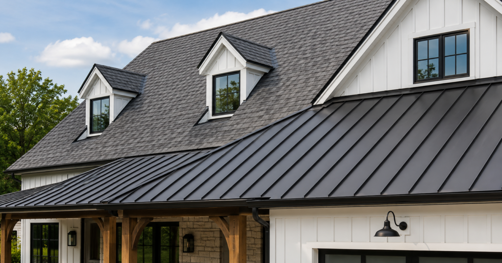 Shingle Panels and Standing Seam