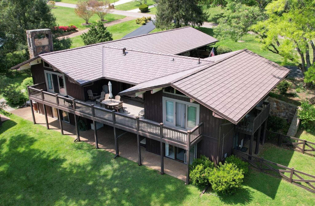 ProVia metal shake roofing in Saddlewood on an Ohio home